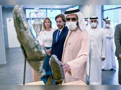 Mohammed bin Rashid meets with President of Uruguay and tours Panama pavilion at Expo 2020 Dubai