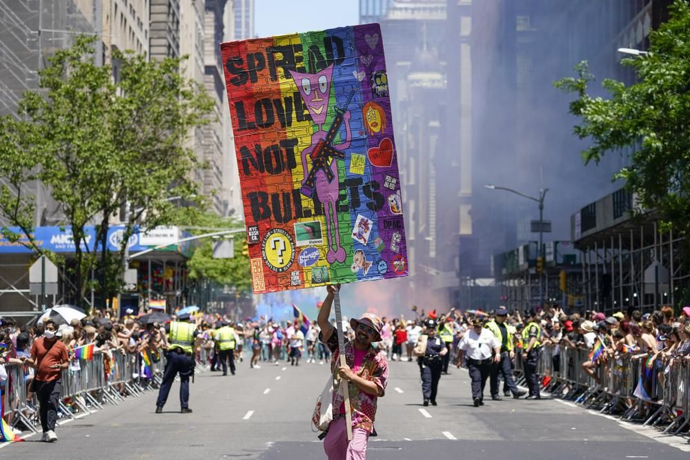 Pride parades march on with new urgency across US