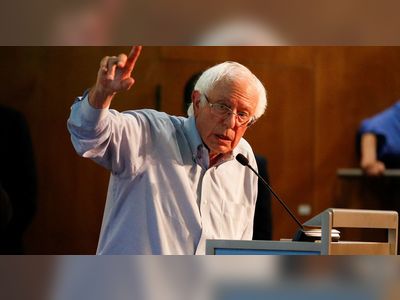 Bernie Sanders joins striking British rail workers, calls out "corporate greed"