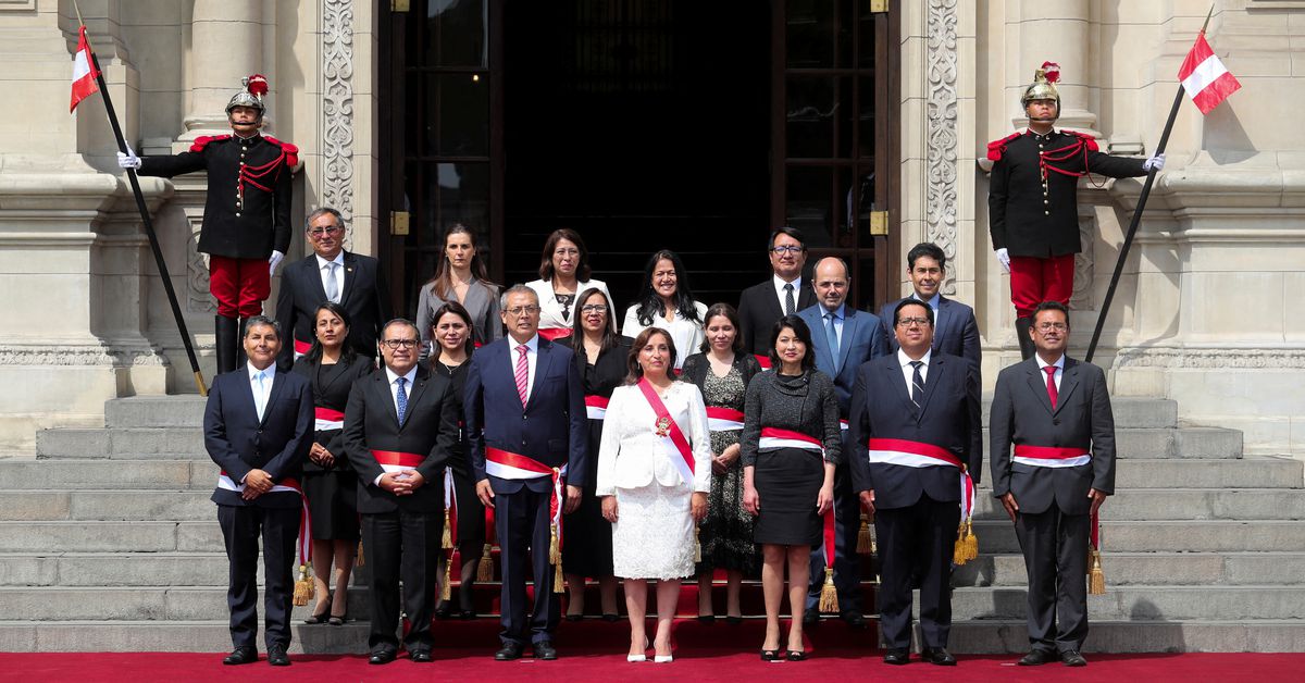 Peru's president Boluarte names cabinet following Castillo ouster