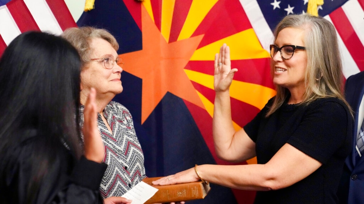Democrat Katie Hobbs Takes Office as Arizona Governor
