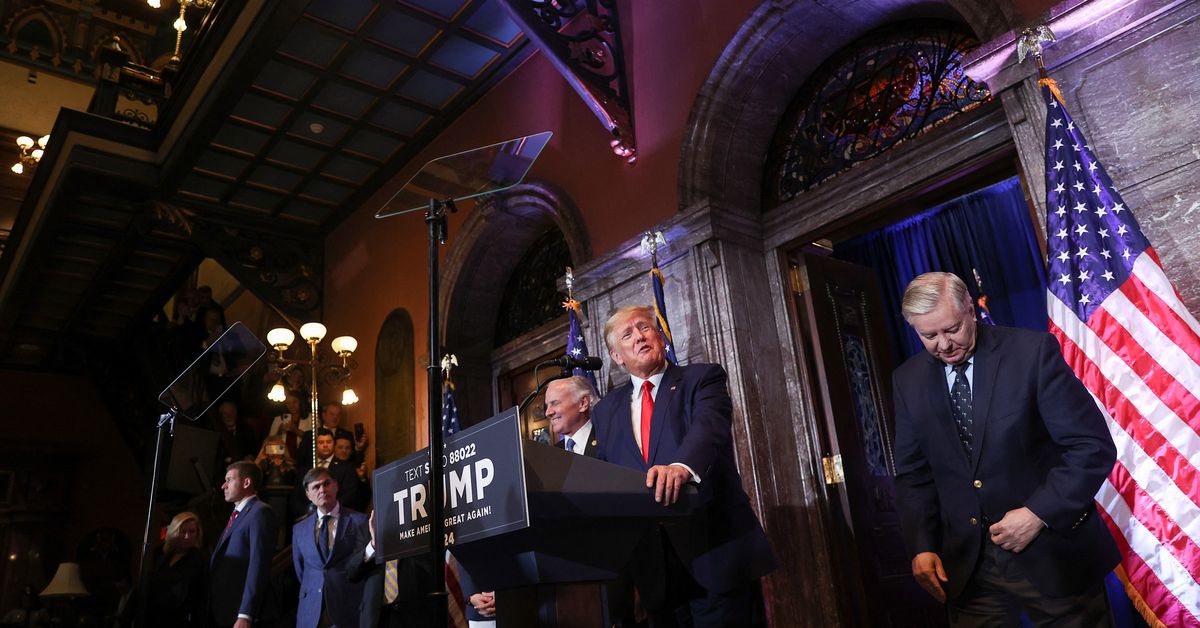 Trump kicks off campaign with low-key events in New Hampshire, South Carolina