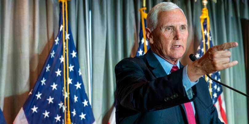 Mike Pence says he's 'confident we'll have better choices' than Trump in the 2024 presidential election: 'The times call for different leadership'