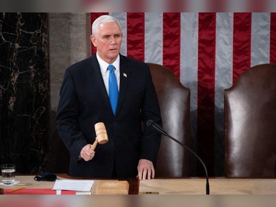 Former US Vice President Mike Pence testifies before election probe grand jury