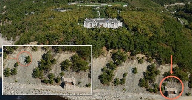 Leaked plans reveal Putin's secret bunker beneath £1 billion Black Sea palace
